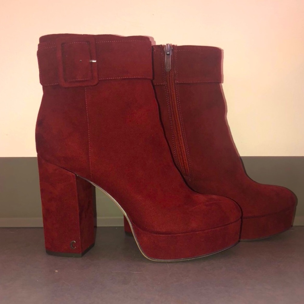 Circus by Adam Edelman Alie boots in Spiced Red